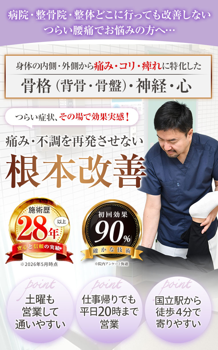 腰痛施術